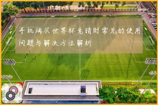 手机端买世界杯竞猜时常见的使用问题与解决方法解析