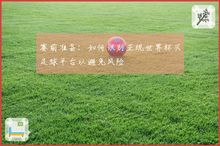 赛前准备：如何识别正规世界杯买足球平台以避免风险