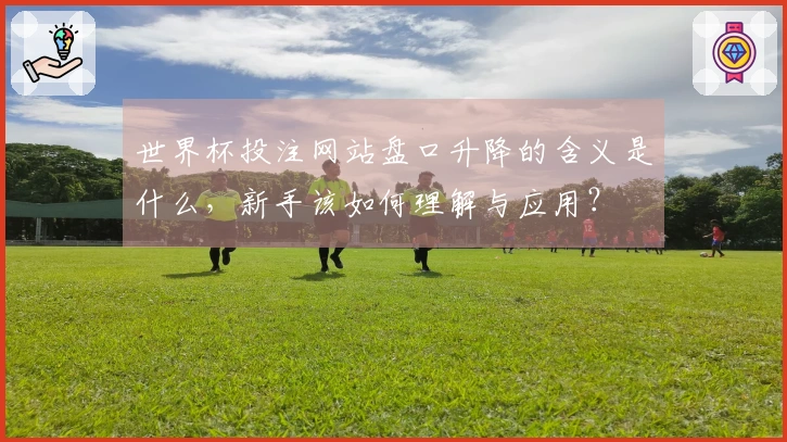 世界杯投注网站盘口升降的含义是什么，新手该如何理解与应用？